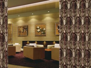 Inherently Flame Retardant Jacquard-Velvet Fabric  AF08-30